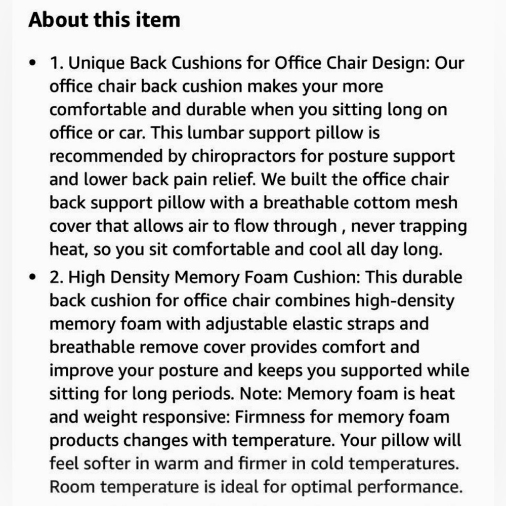 Ergonomic Gray Memory Foam Support Pillow - Picture 10 of 12